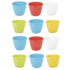 Umi Plastic Duro Flower Pot for...