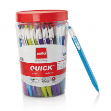 Cello Quick Blue Ball Pen Jar