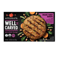 Well Carved Organic Turkey Burgers